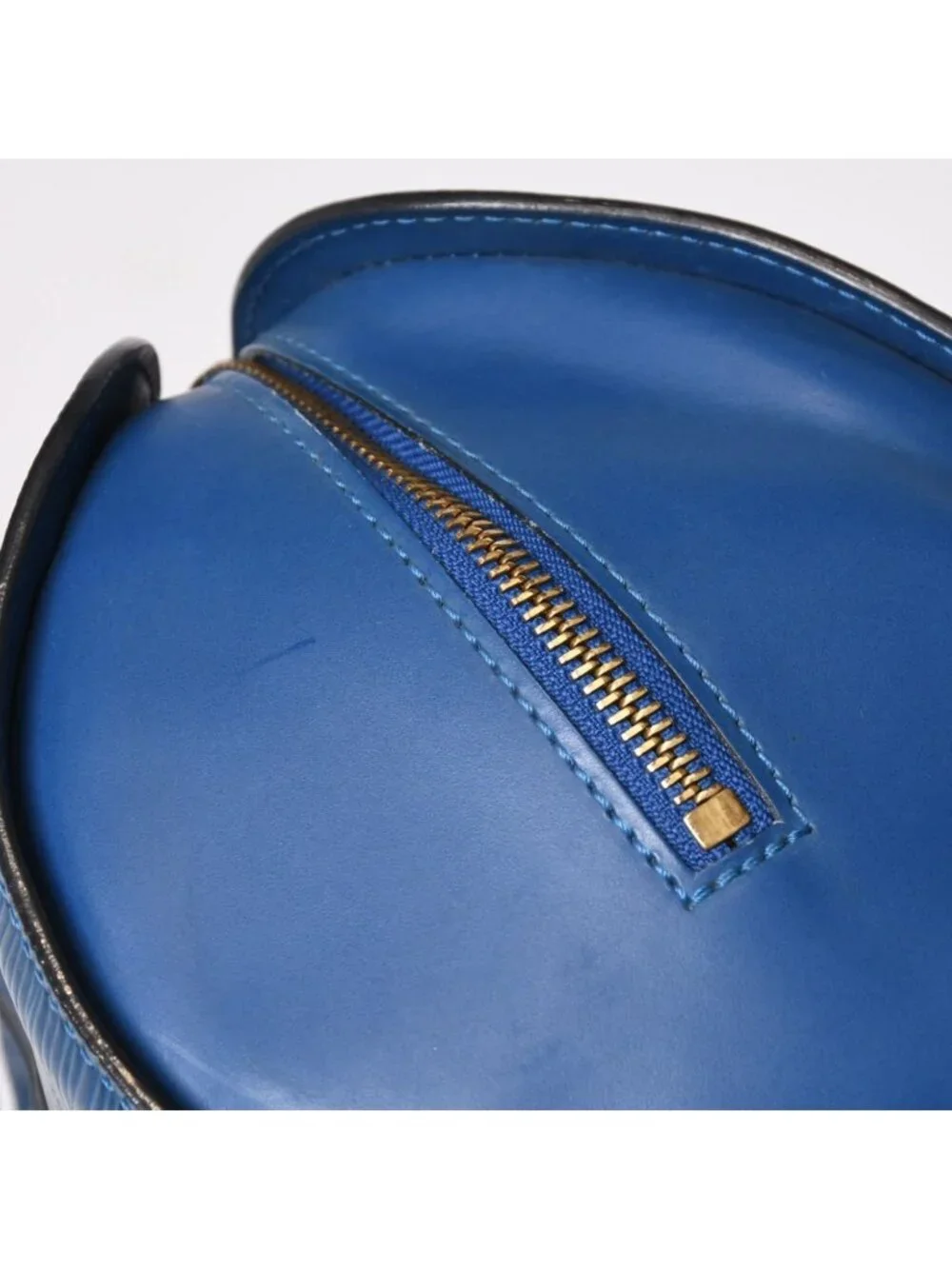 Louis Vuitton Handbag Papillon Soufflot Epi Blue